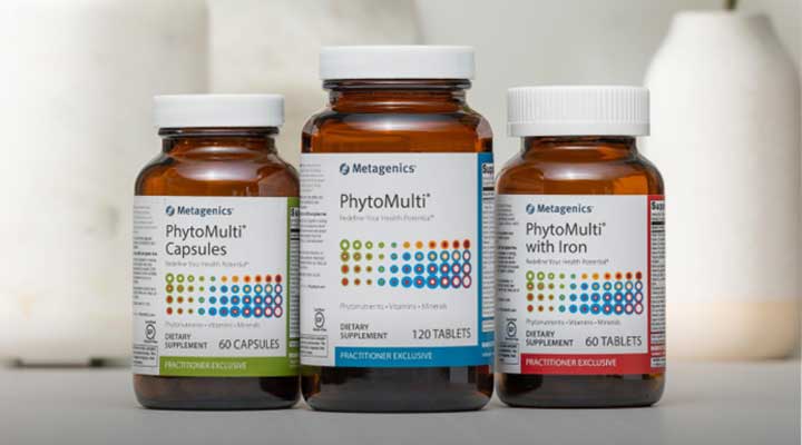 Metagenics, recommended supplements